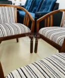 Teak Round Cushion Veranda Set