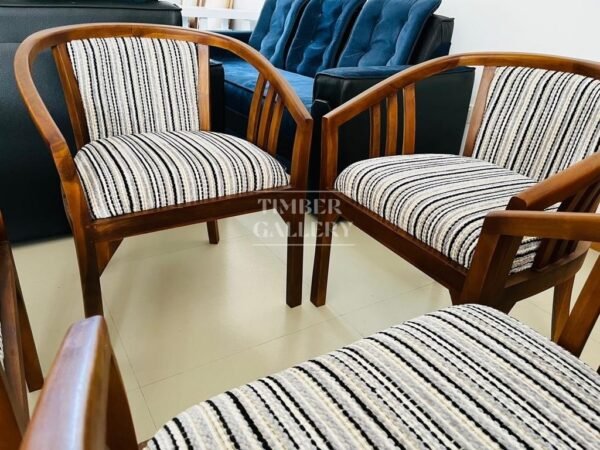 Teak Round Cushion Veranda Set