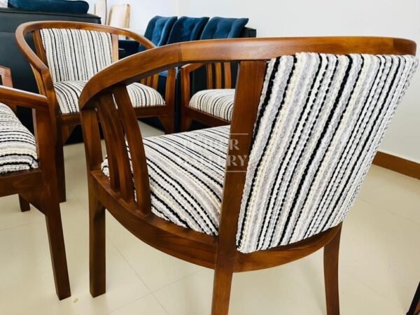 Teak Round Cushion Veranda Set