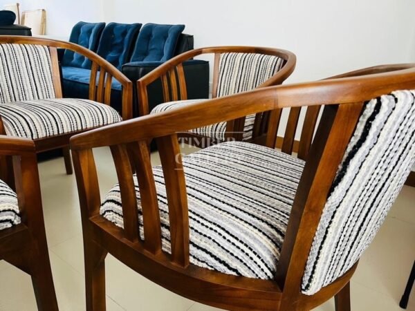 Teak Round Cushion Veranda Set
