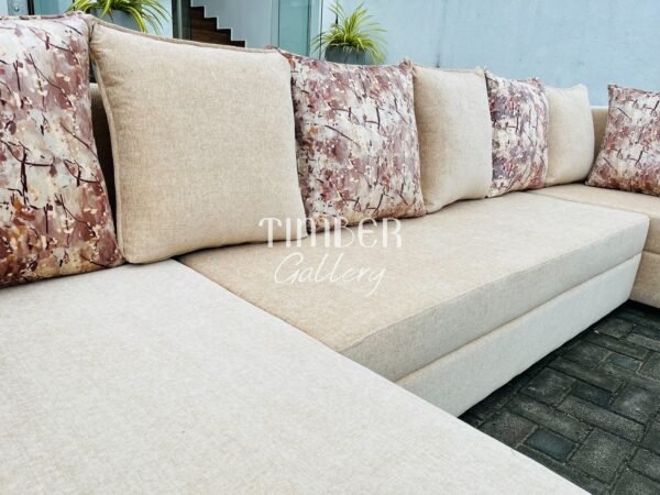 Classic U Shaped Fabric Sofa