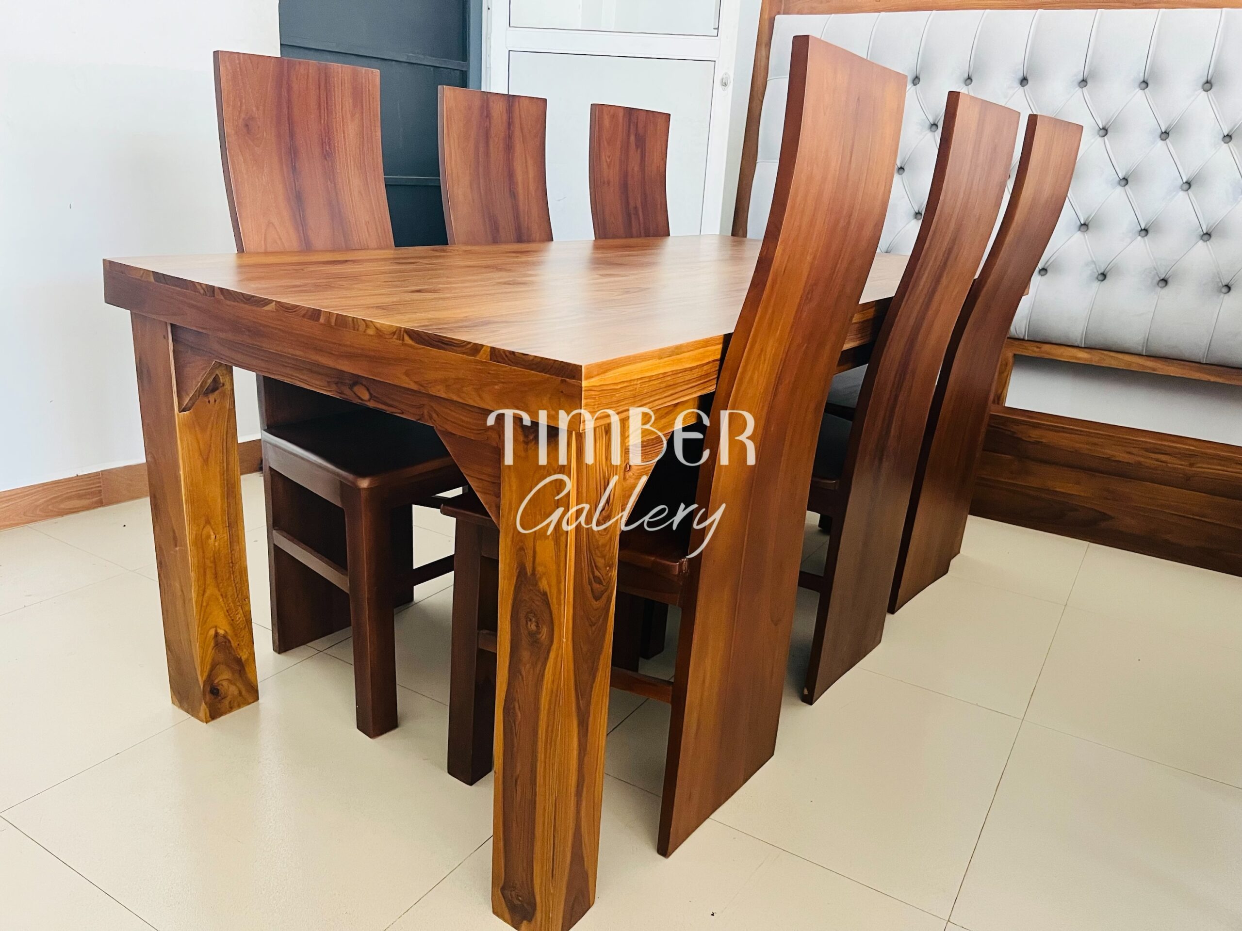 Teak Dining Table Set Timber Gallery   Ezy Watermark 15 04 2023 11 00 42am Scaled 