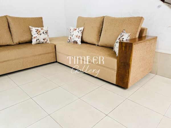 Fabric L Sofa 12 by 8 Size