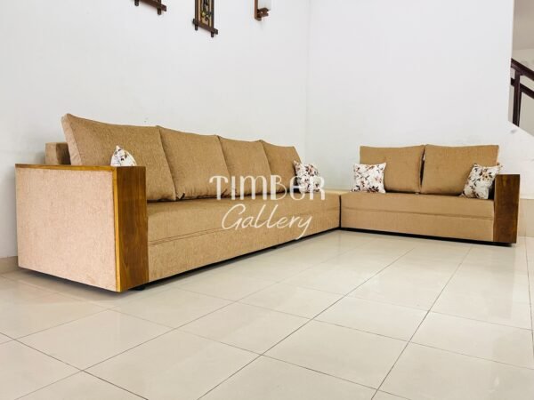 Fabric L Sofa 12 by 8 Size