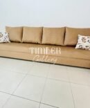 Fabric L Sofa 12 by 8 Size