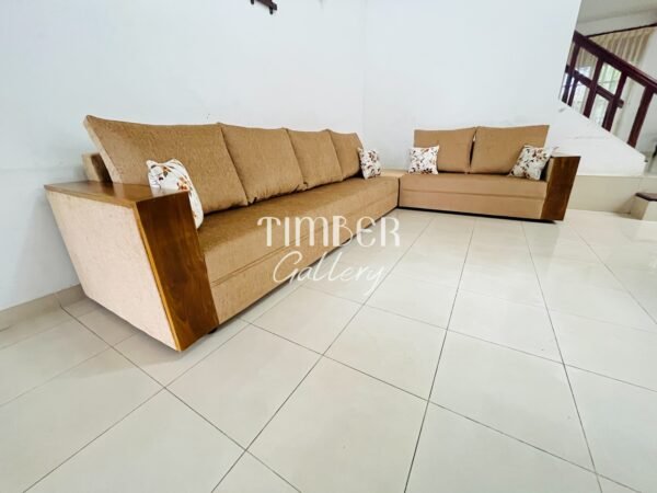Fabric L Sofa 12 by 8 Size