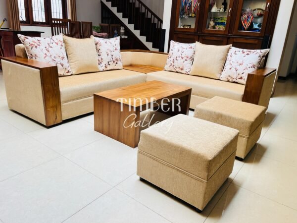 Classic L Shaped Sofa Set