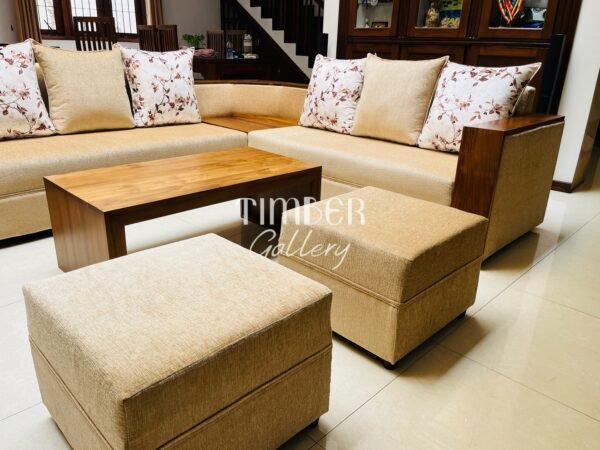 Classic L Shaped Sofa Set