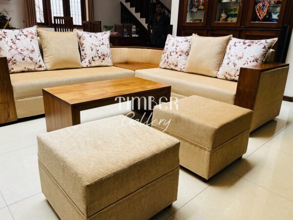 Classic L Shaped Sofa Set