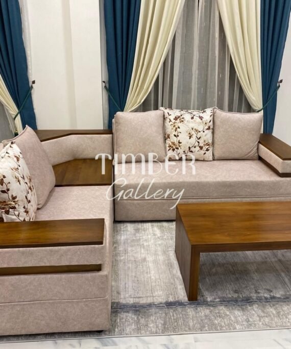 Modern Fabric L Shaped Sofa