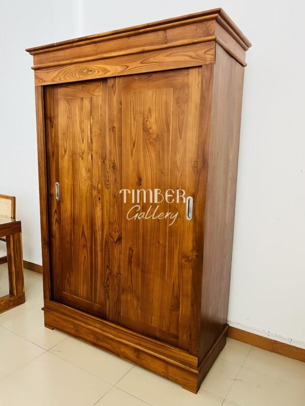 Teak 2 door Sliding Wardrobe