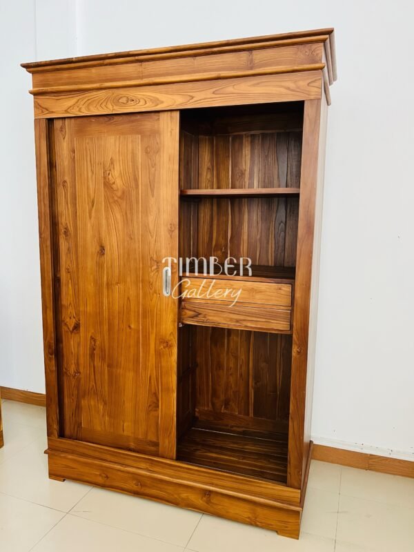 Teak 2 door Sliding Wardrobe