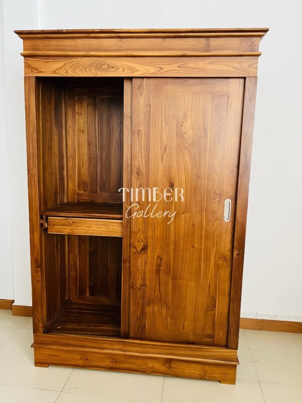 Teak 2 door Sliding Wardrobe