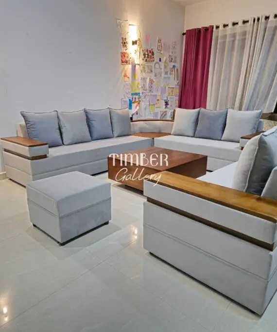 Designed Arm Luxury Sofa Set