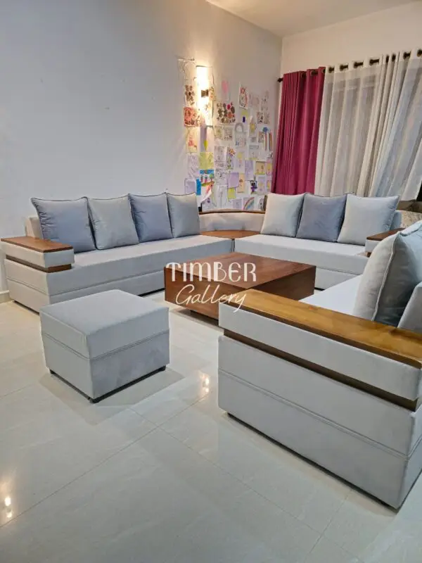 Designed Arm Luxury Sofa Set