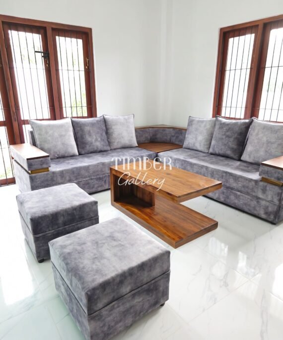 Designed Arm L sofa Set
