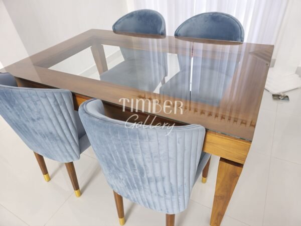 Teak 4 seater dining Set