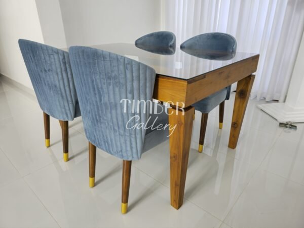 Teak 4 seater dining Set