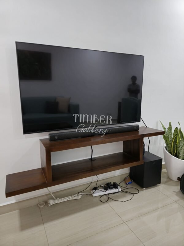 Wall mounted TV console