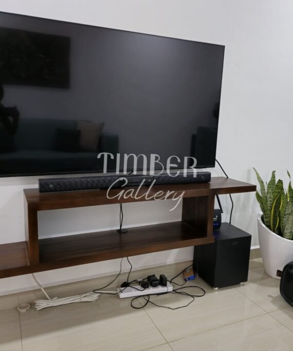 Wall mounted TV console