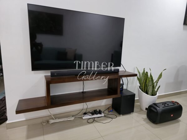 Wall mounted TV console