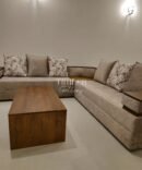 Designed Arm L Sofa Set