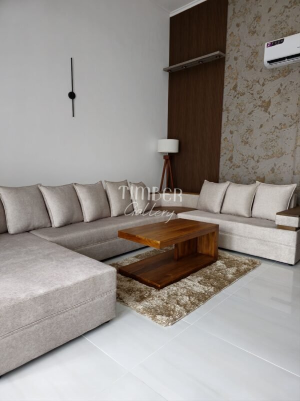 Designed Arm U Sofa with coffee table