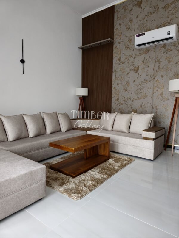 Designed Arm U Sofa with coffee table