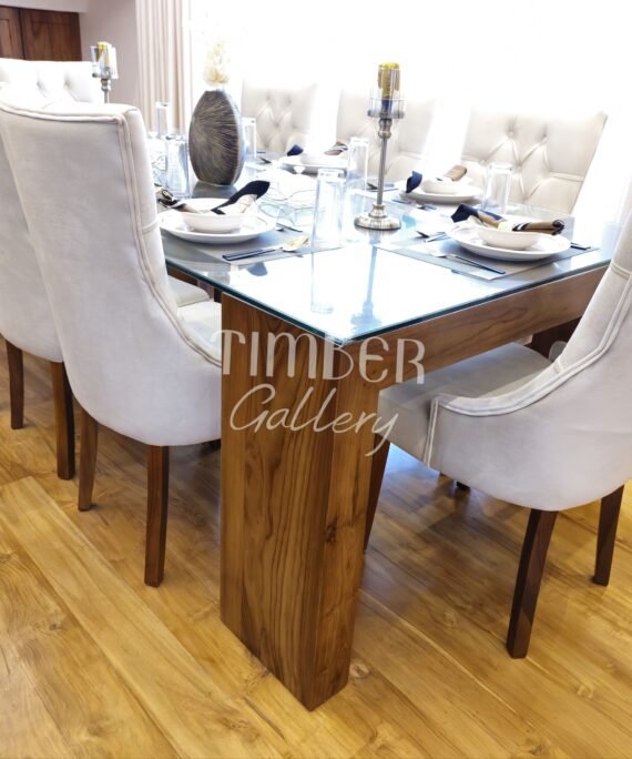 Teak Modern Dining Set