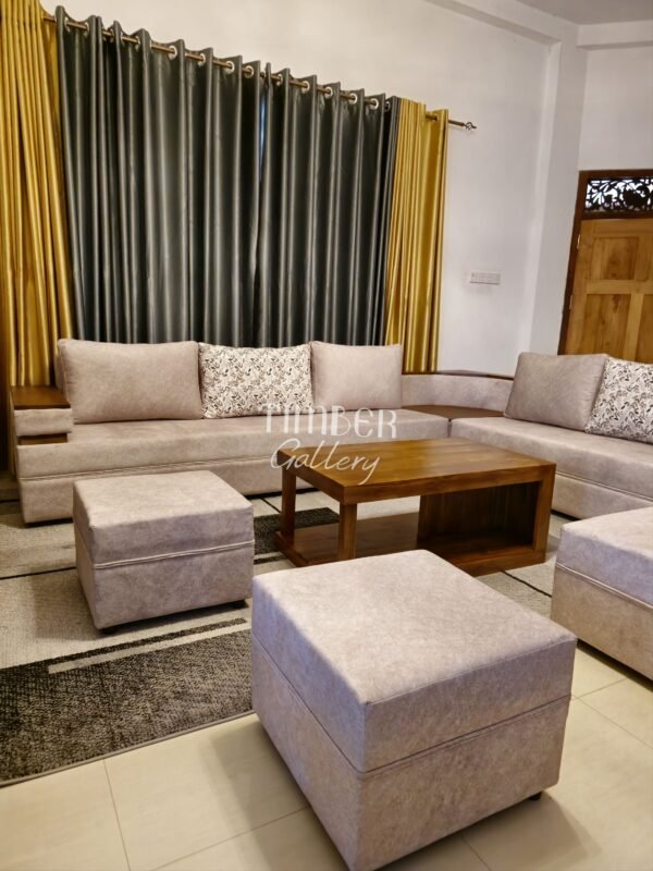 Designed Arm L Sofa set
