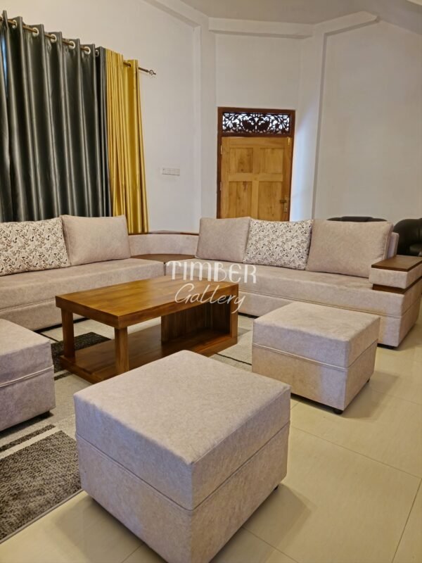 Designed Arm L Sofa set
