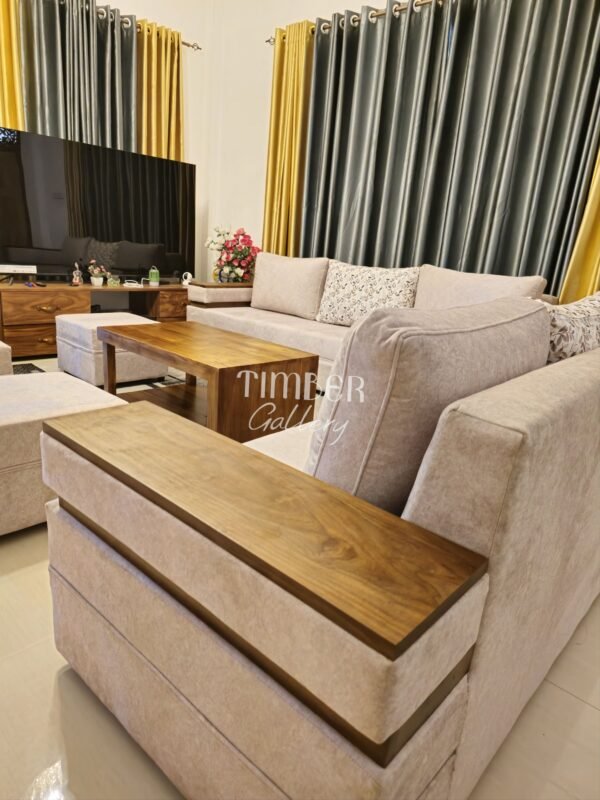 Designed Arm L Sofa set