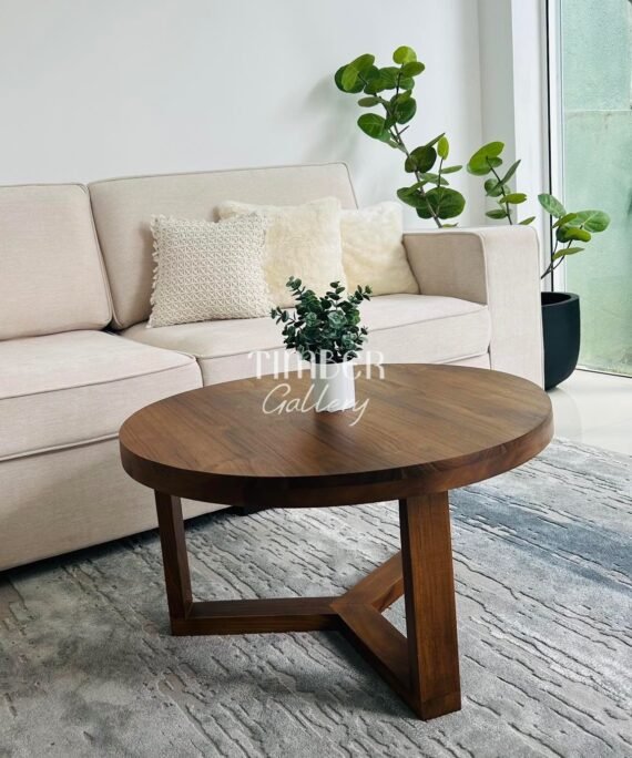 Round coffee table