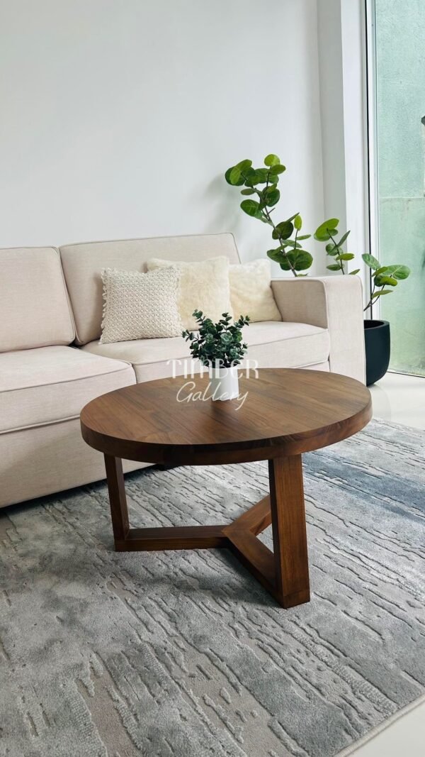 Round coffee table