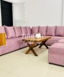 Boxed Arm L Sofa Set