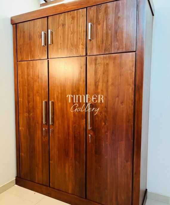 Teak Wardrobe with top storage