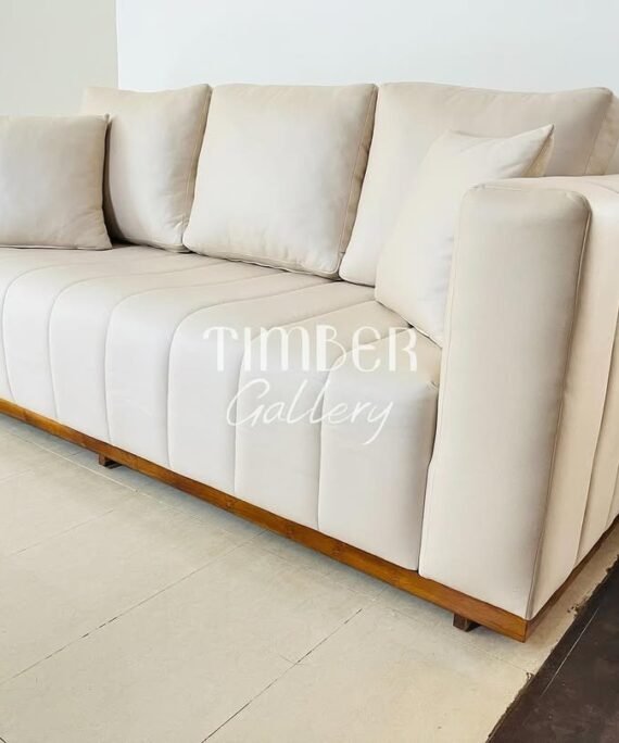Modern striped seater