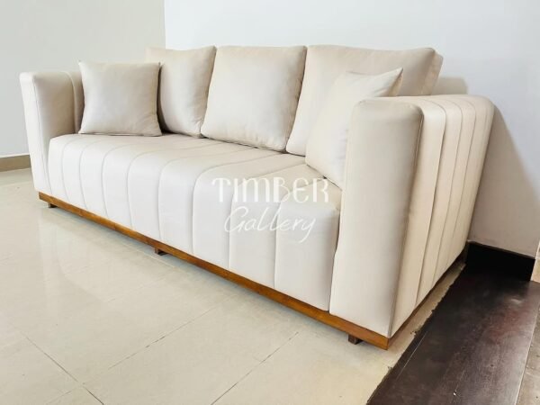 Modern striped seater