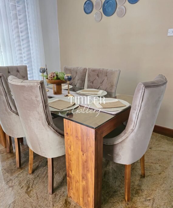 Teak Modern Dining Set