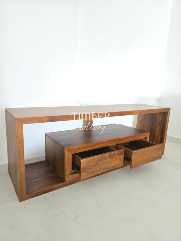 Teak TV Console