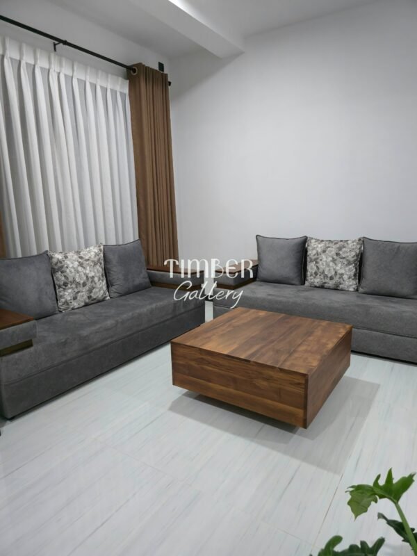 Designed Arm 4+3 seater with coffee table