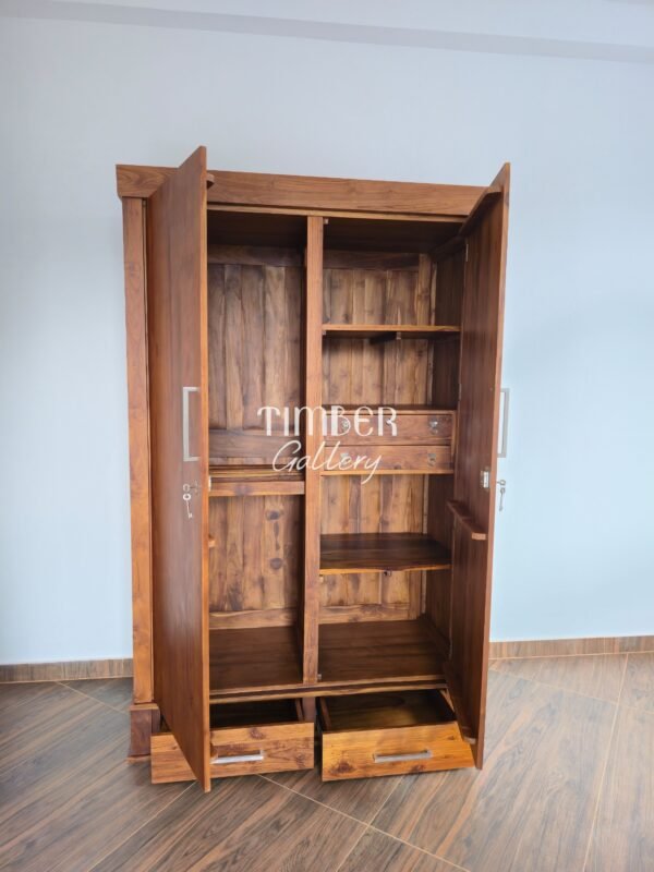 Teak 2 doors Wardrobe