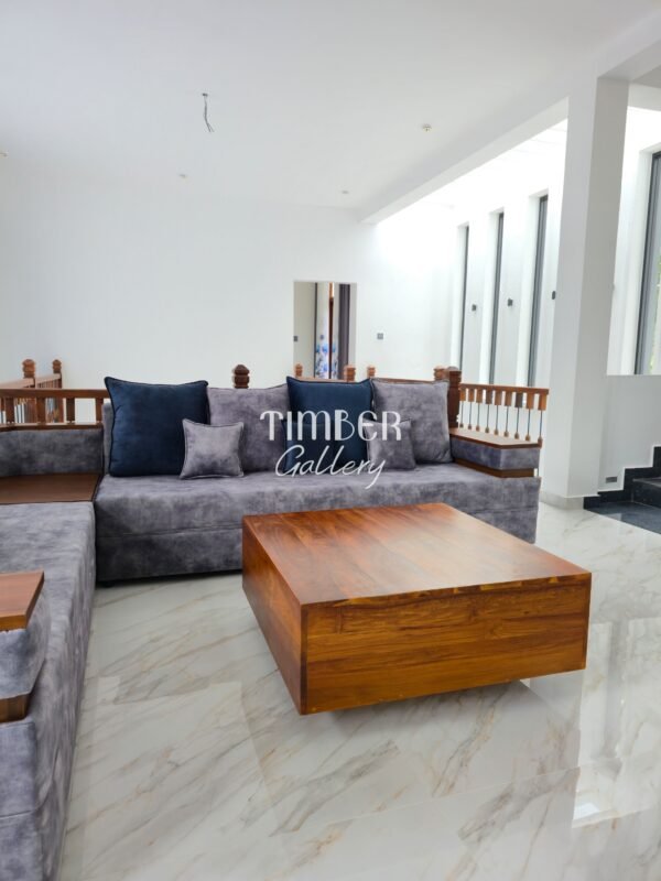 Designed Arm L Sofa Set