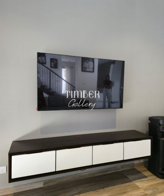 Wall mounted TV console