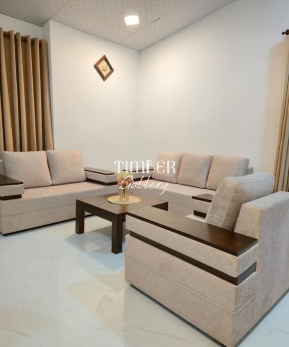 Designed Arm 3-2-1 sofa with coffee table