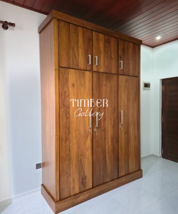 Teak 3 doors wardrobe