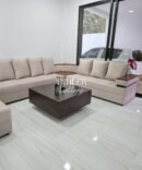 Designed Arm U Shaped Sofa with coffee table