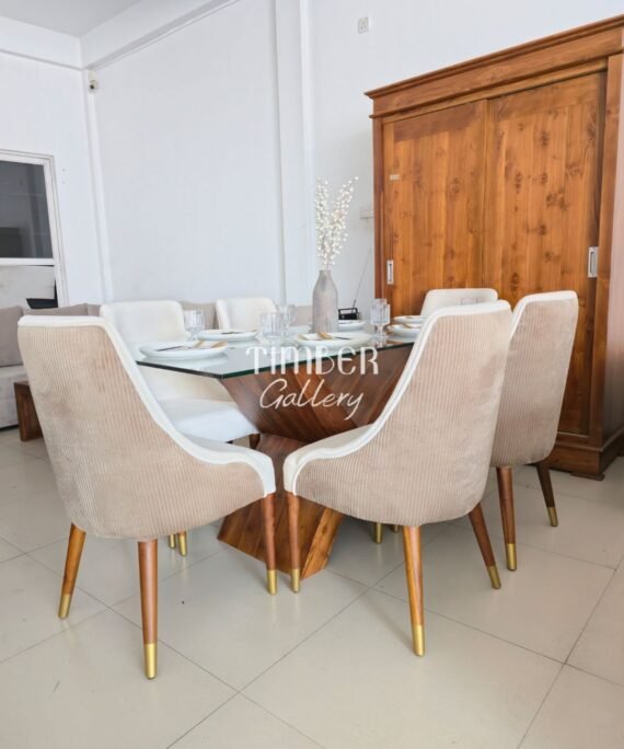 Dining Set with cushion chairs
