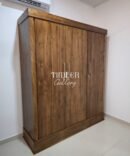 Teak 3 Doors Wardrobe