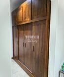 Teak Sliding Wardrobe